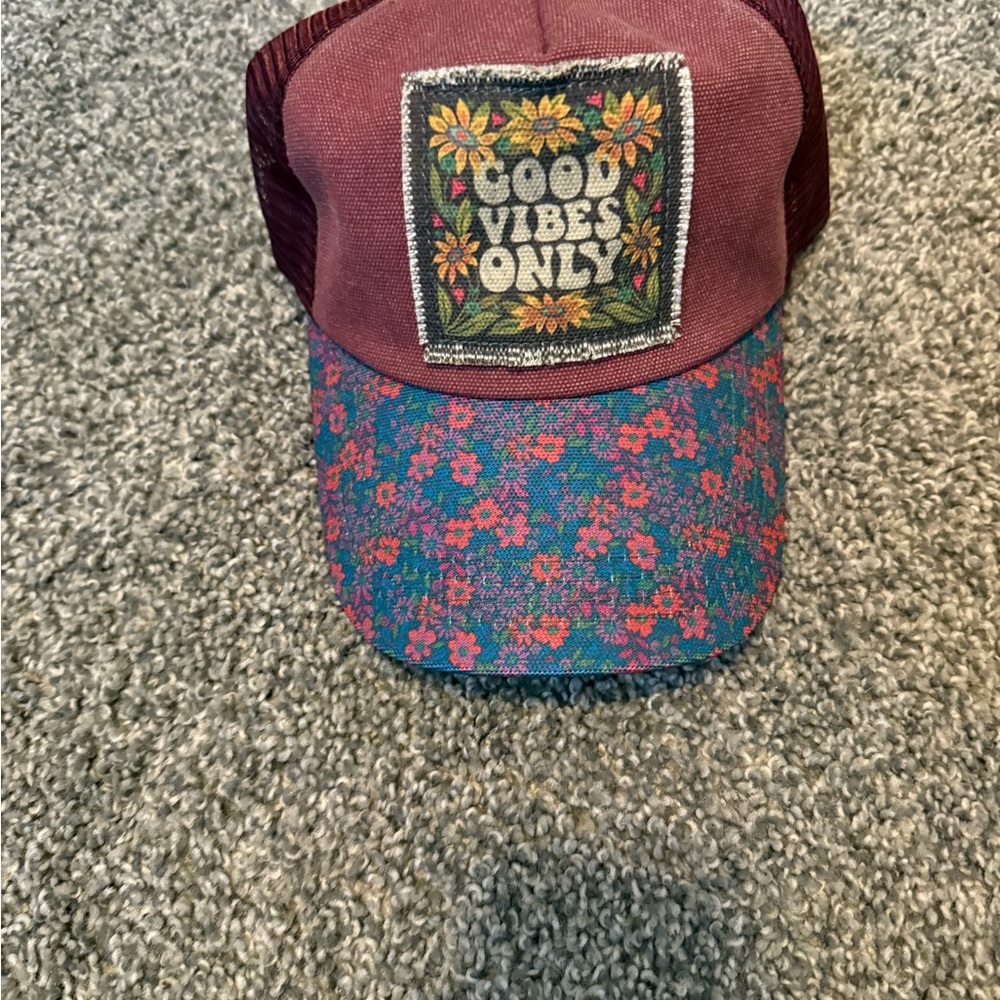 NATURAL LIFE Purple and Blue Trucker Hat